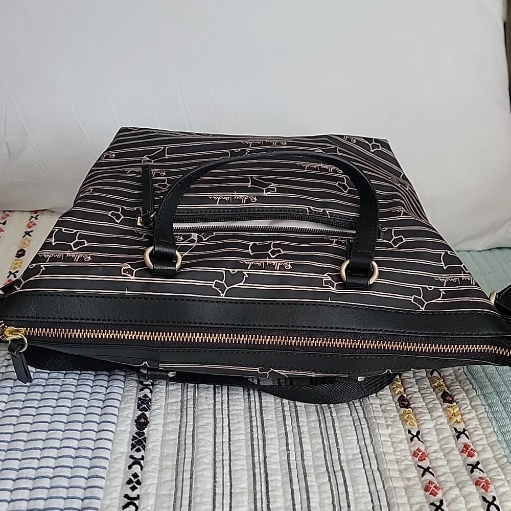 RADLEY LONDON Black DOG oilskin Women's Bag Purse